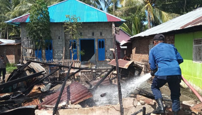 Rumah Desa Payunga Hangus Terbakar, Ini Pemicunya