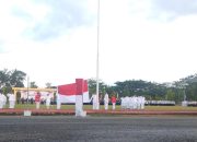 Hasan Kenang Perjuangan Saat Membentang Sang Saka di HUT RI ke-80 Kabupaten Gorontalo