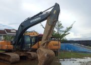 Polisi Pohuwato Amankan Alat Berat Excavator dan ARM di Lokasi Hutino