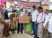 Dipimpin Saipul Mbuinga, Partai Gerindra Salurkan Bantuan untuk Korban Banjir di Desa Hulawa