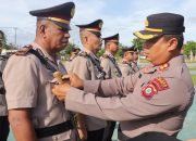 AKBP Busroni Pimpin Sertijab Sejumlah Pejabat Dilingkungan Polres Pohuwato 