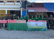 Persit Kartika Chandra Kirana dan Kodim 1313/Pohuwato Berbagi Takjil Ramadan