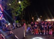 Event Lari Malam, Street Glow Run Meriah di Limboto