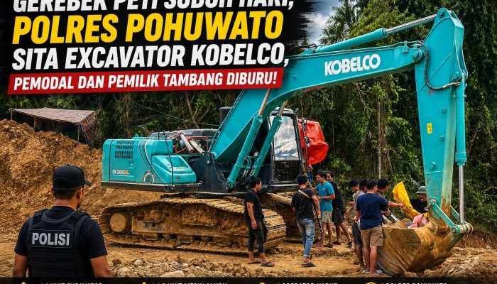Polisi di Pohuwato Bongkar PETI di Desa Teratai, Pemilik Alat dan Pemodal Jadi Target Penyidikan