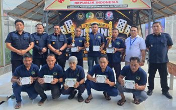 Didukung Yosar Ruiba, Turnamen Domino Perdana di Lapas Pohuwato Jadi Terobosan Pembinaan