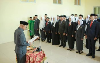 Bupati Saipul Lantik 41 Pejabat, Tekankan Profesionalitas dan Peningkatan Pelayanan Publik