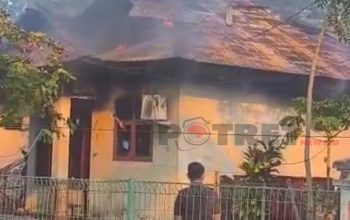 Perumahan Kejaksaan Pohuwato Terbakar, Wartawan Dilarang Merekam, Ada Apa?