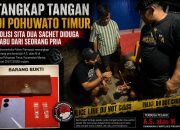 Tangkap Tangan di Pohuwato Timur, Polisi Sita Dua Sachet Diduga Sabu dari Seorang Pria