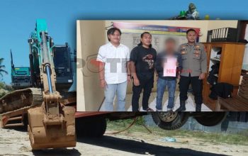 FM Resmi Ditahan Polisi Sebagai Pemodal Tambang Emas Ilegal, Excavator hingga HT Disita