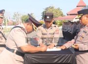 Sertijab Wakapolres dan Pelantikan Ps. Kasi Propam Polres Pohuwato, AKBP Busroni Tegaskan Komitmen Pelayanan Presisi