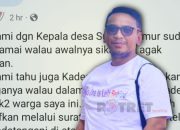 Kades SukaMakmur Bantah Tudingan Berdamai Dengan Oknum Karyawan Perusahaan