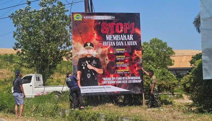 Dandim 1313/Pohuwato Ajak Warga Tidak Bakar Hutan dan Lahan Demi Generasi Mendatang