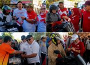 1.000 Bendera Merah Putih Dibagikan di Kawasan Menara