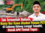 Tak Tersentuh Hukum, Nama Nur Kawo Disebut Pemain PETI di Cabang Udang Longgi Taluditi, Desak APH Tindak Tegas