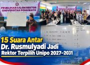 15 Suara Antar Dr. Rusmulyadi Jadi Rektor Terpilih Unipo 2027–2031