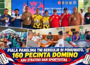 Piala Panglima TNI Bergulir di Pohuwato, 160 Pecinta Domino Adu Strategi dan Sportivitas