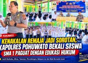 Kenakalan Remaja Jadi Sorotan, Kapolres Pohuwato Bekali Siswa SMA 1 Paguat dengan Edukasi Hukum