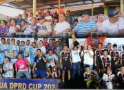 Turnamen Bola KETUA DPRD CUP Sukses, Zulfikar Usira Apresiasi Support Warga Telaga Biru