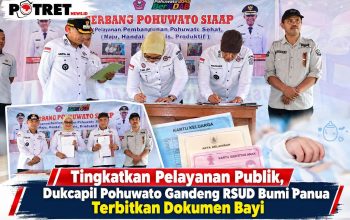 Tingkatkan Pelayanan Publik, Dukcapil Pohuwato Gandeng RSUD Bumi Panua Terbitkan Dokumen Bayi