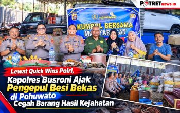 Lewat Quick Wins Polri, Kapolres Busroni Ajak Pengepul Besi Bekas di Pohuwato Cegah Barang Hasil Kejahatan