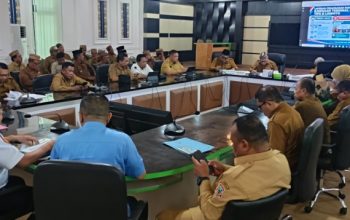 Bupati Sofyan Puhi Pimpin Rakor OPD Bulanan: Genjot Proyek Fisik Menjelang Akhir Tahun 2026