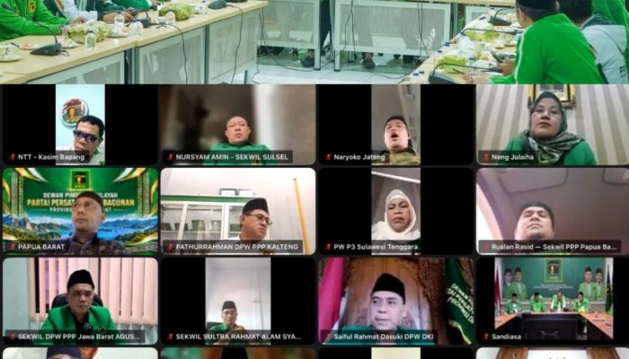 Bersama DPW se-Indonesia. DPW PPP Gorontalo Minta DPP Ambil Langkah Tegas !